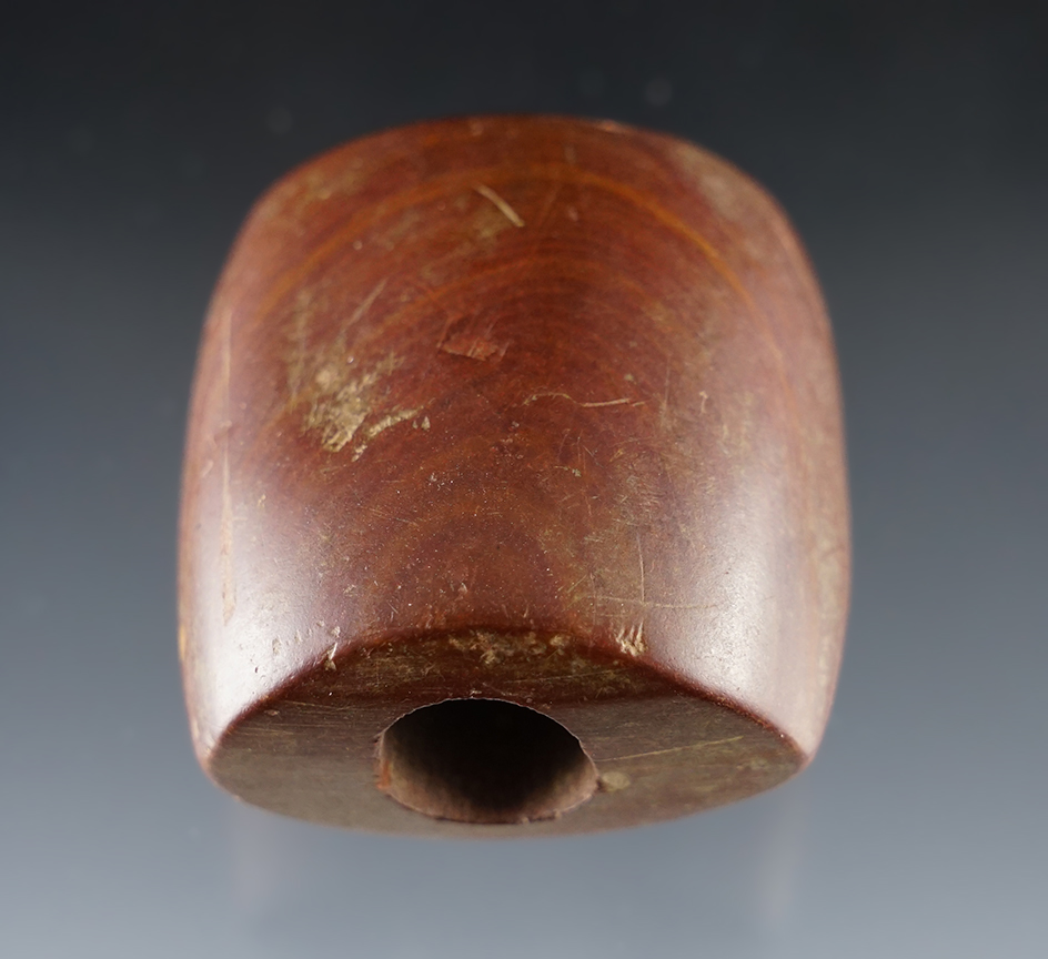 1 11/16" x 1 11/16" Bannerstone made from Claystone/Siltstone. Dickey COA.