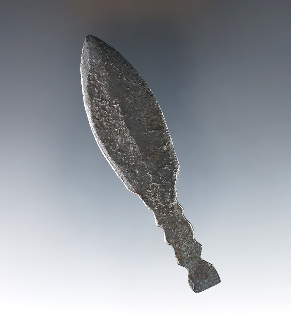 Unique style on this 3 1/16" blacksmith made Metal Projectile from the Historic Period, Colorado.
