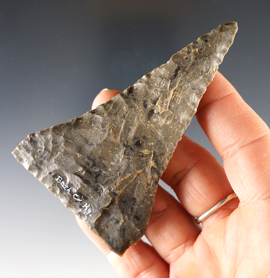 Fantastic 3 9/16" Stanfield Knife found in Bath Co., Kentucky with great edge work.