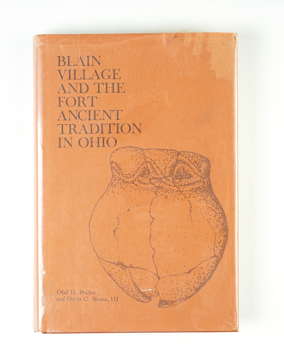 Hardcover Book: "Blain Village and the Fort Ancient Tradition in Ohio" - 1970. 