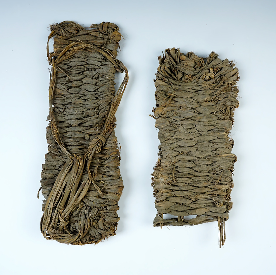 Ex. Museum! Rare set of perishable Moccasins made from plant fiber. Desert Southwest. 