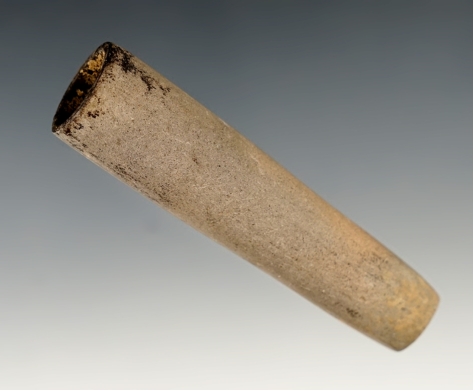 Nicely styled 3 1/8" Stone Tube Pipe found in New Mexico.