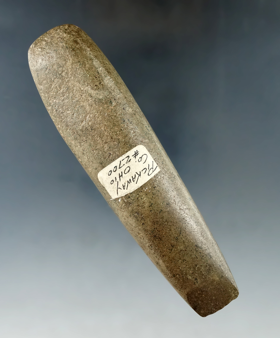 4 7/8" Granite Chisel found at Pickaway Plains, Pickaway Co., Ohio. Ex. Copeland Collection.
