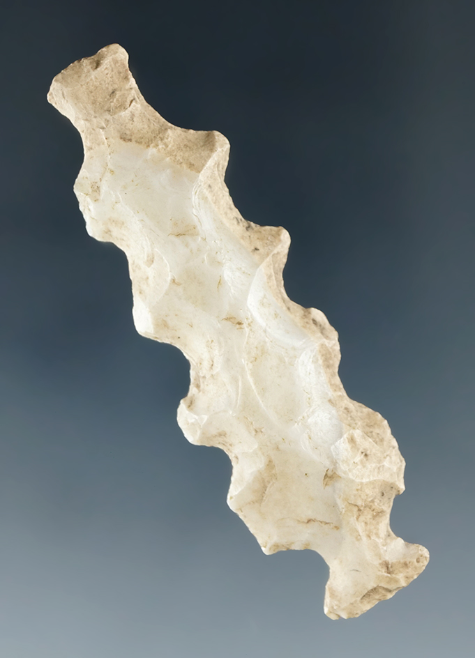 2 9/16" eccentric found in the 1920s near Peoria, Tazewell Co., Illinois.