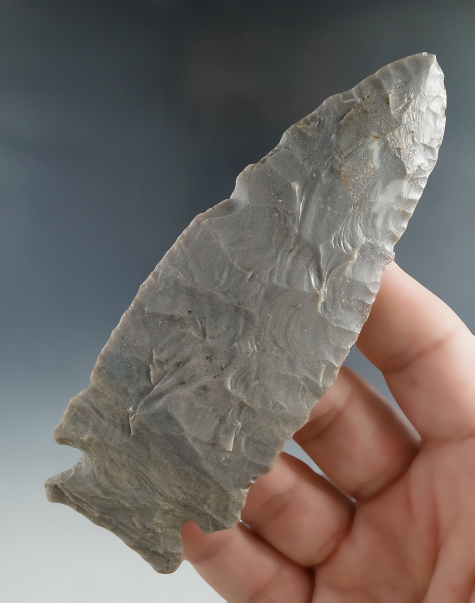 4 7/16" hornstone Stilwell found in Crawford Co., Ohio.