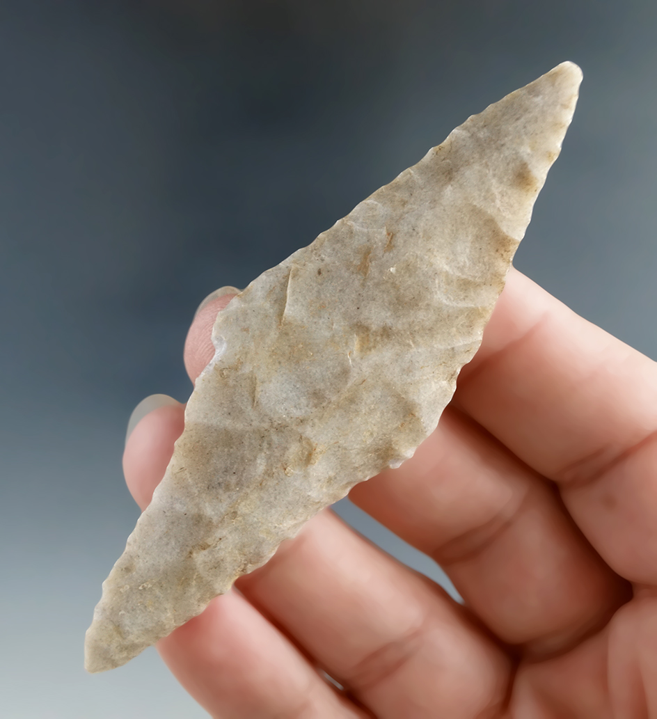 3 3/8" Harahey Knife found in Oklahoma.