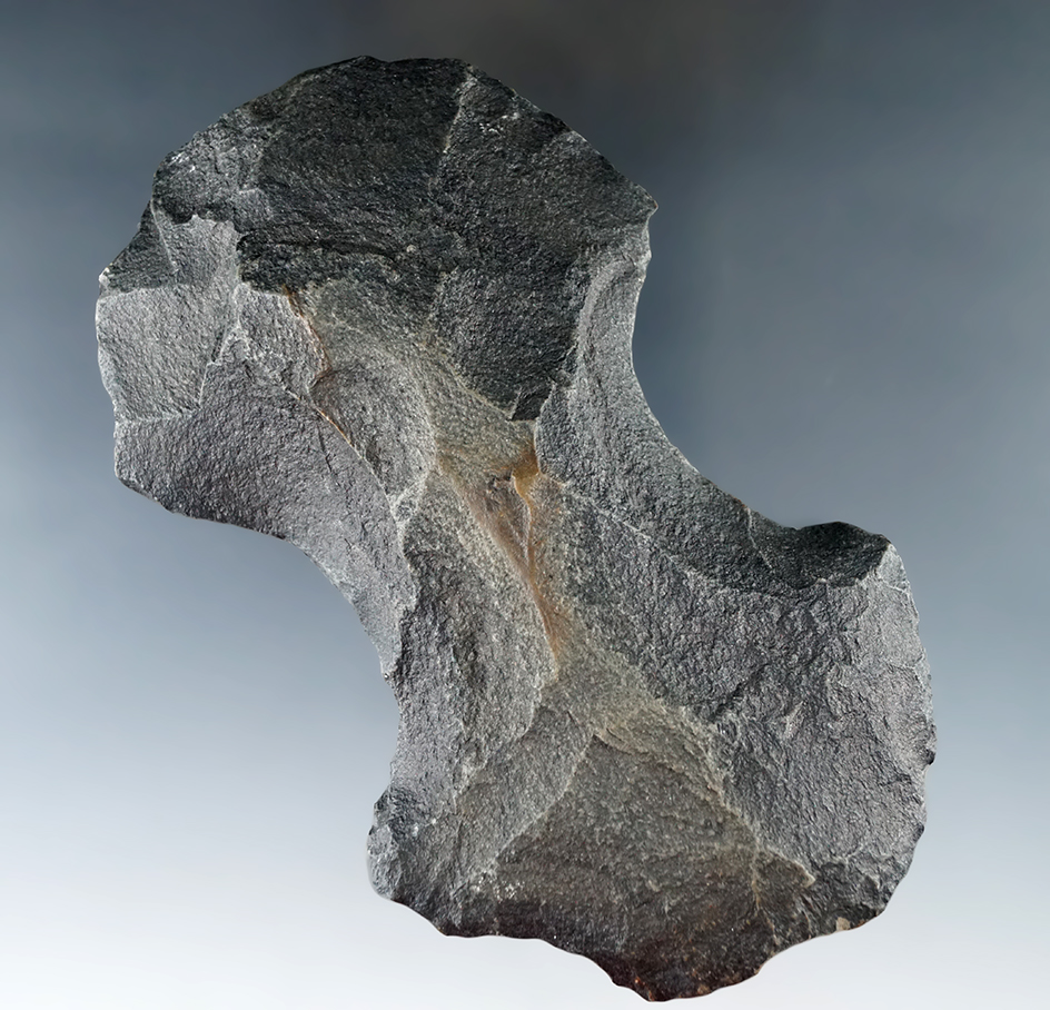 4 3/4" Notched Hoe found in Oklahoma. Comes with a Bennett COA.