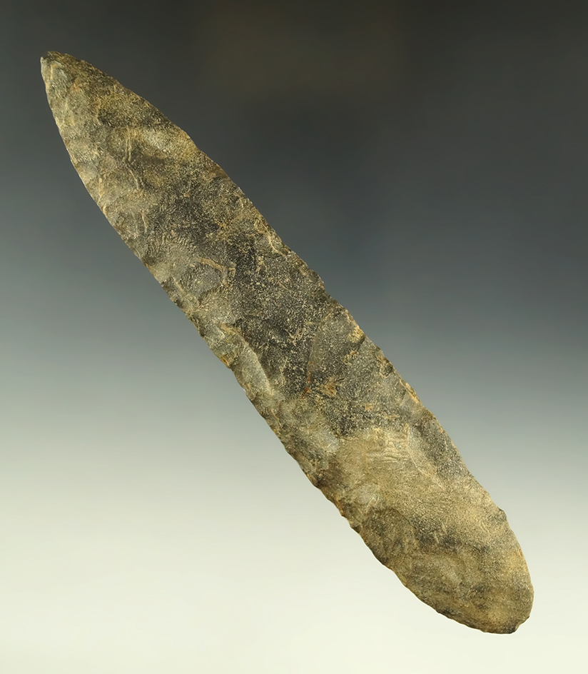 Large 6 7/16" Flint Lance or Knife found in California.