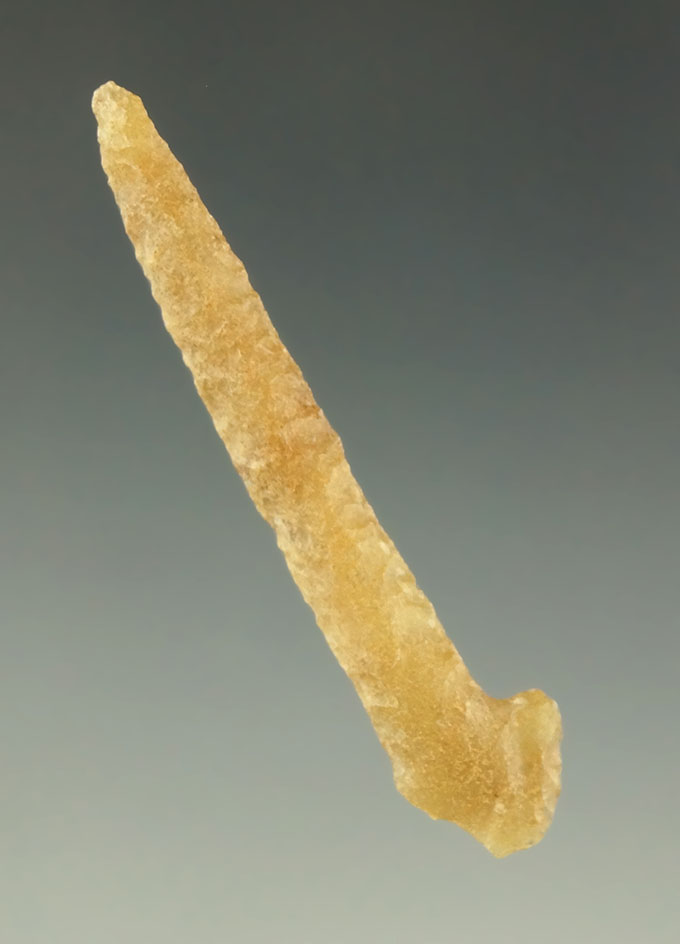 Heavily patinated 2" Drill found near the Columbia River.