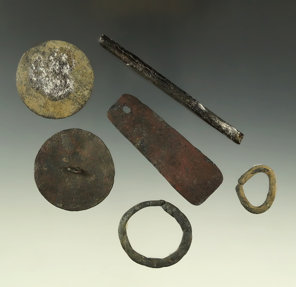 Unique set of copper and metal artifacts found at the site near the Columbia River.