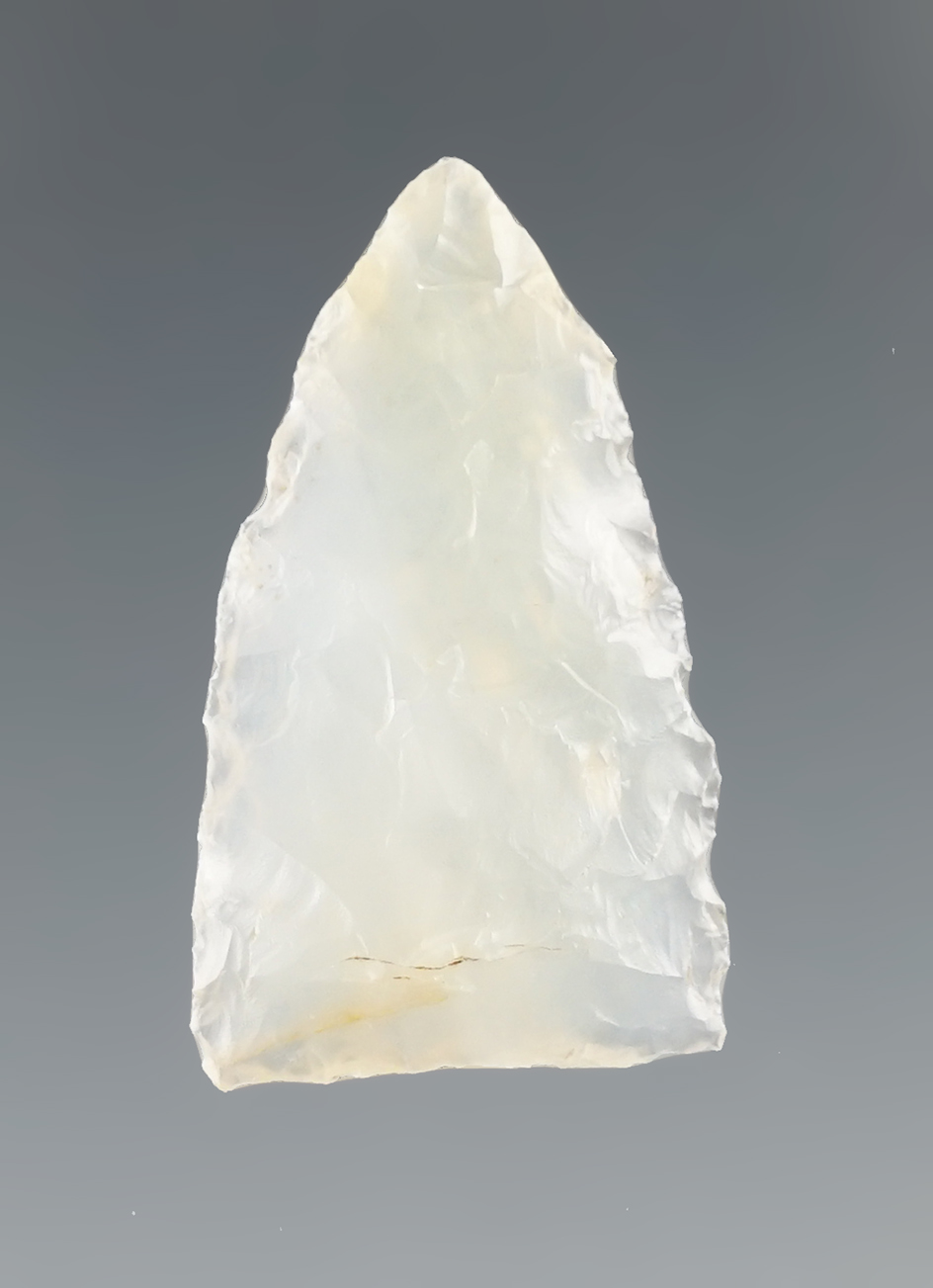 1" Plains Triangular made from Opalized agate found in Colorado.