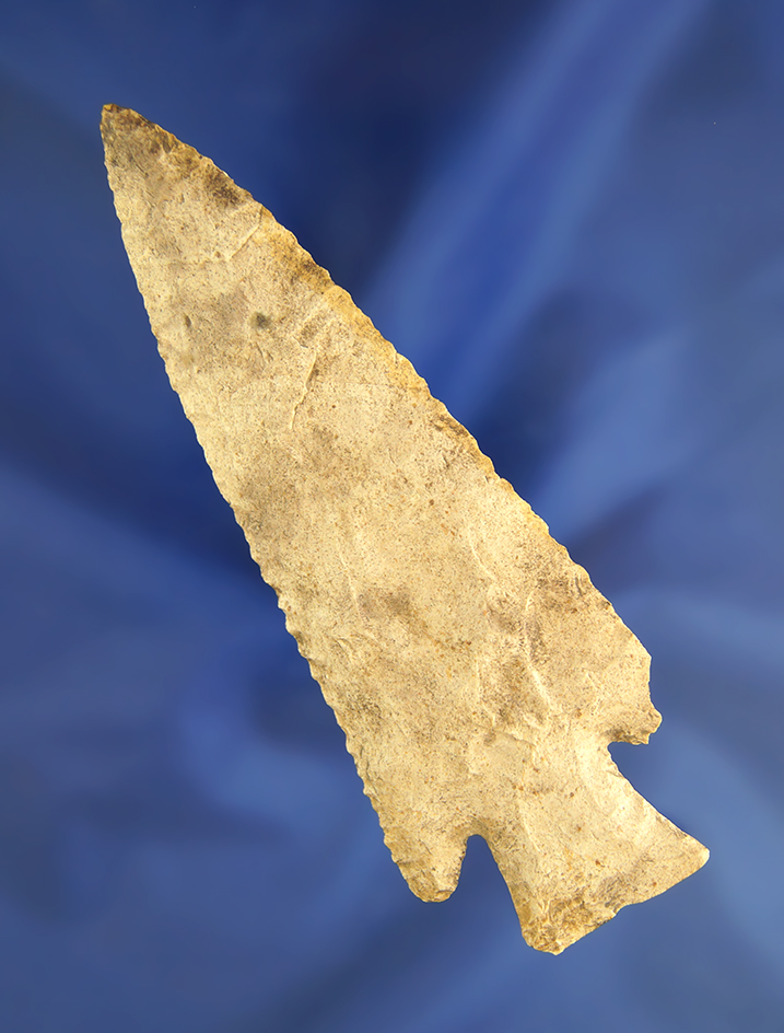 4 1/2" Hardin found in St. Clair Co.,  Missouri that is heavily patinated.