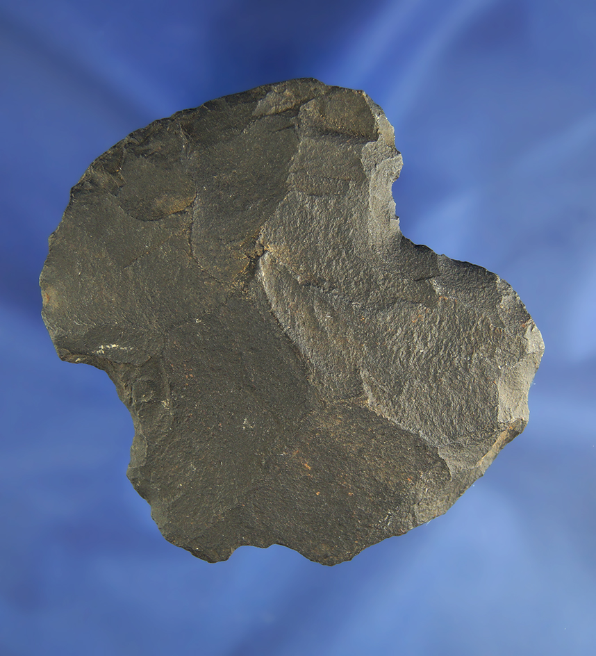 3 3/8" double bit Flint Axe found by Raymond Vietzen near Clarksville Arkansas in 1940.