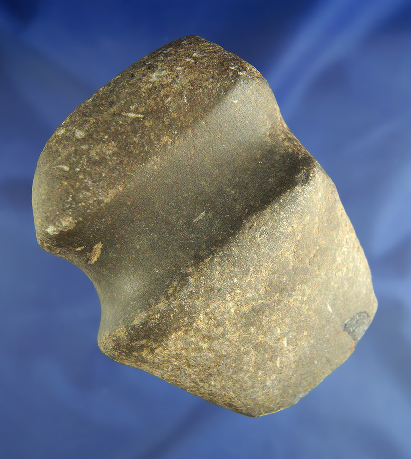 4" long 3/4 grooved Axe that is very nicely patinated found in Ohio.
