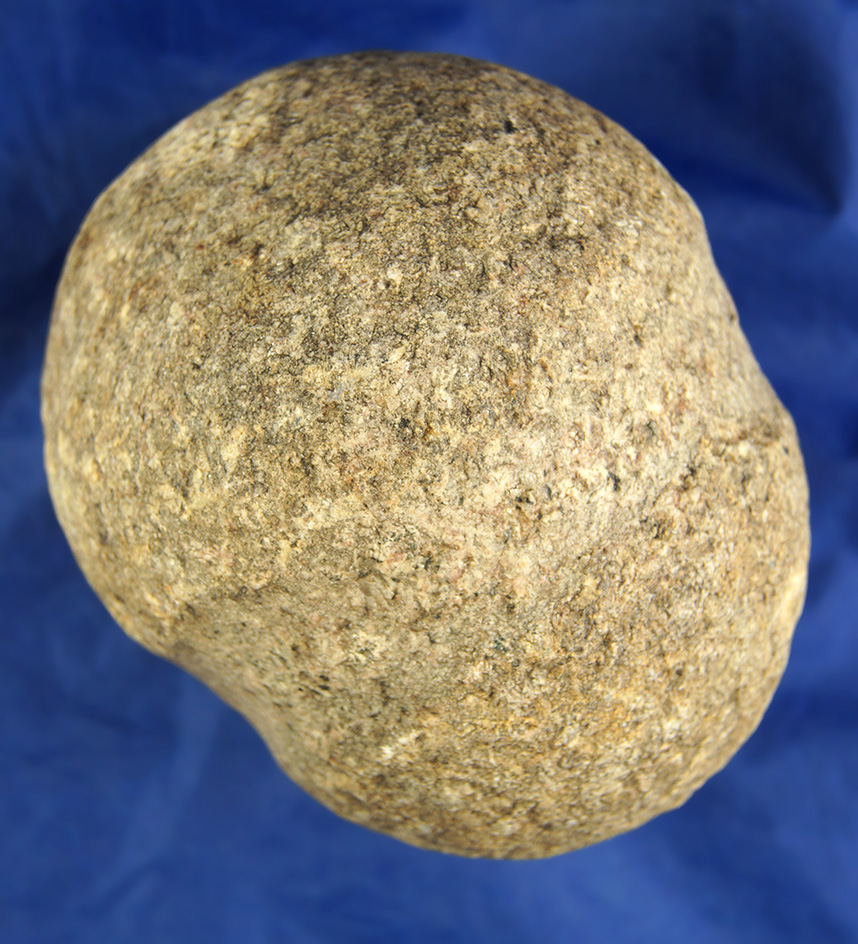 Large and rare granite Full Grooved Maul found in Licking Co.,  Ohio. Pictured