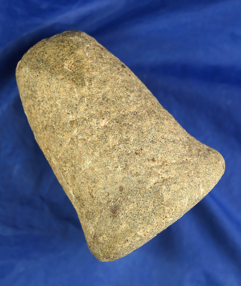 4 3/16" Bell Pestle found in Morgan Township, Knox Co.,  Ohio by M. Boyle in the 1950s.