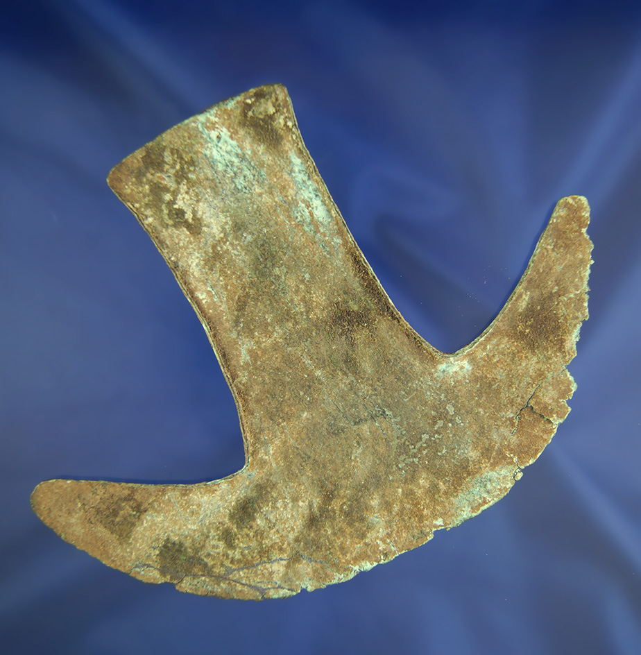 5 1/2" Inca Copper Tumi found in Peru.