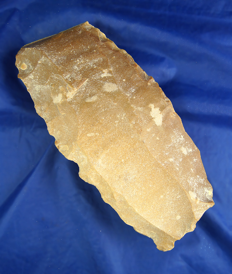 Very large Classic style 9 5/8"Neolithic Le Grand Pressigny Flint Core  from France