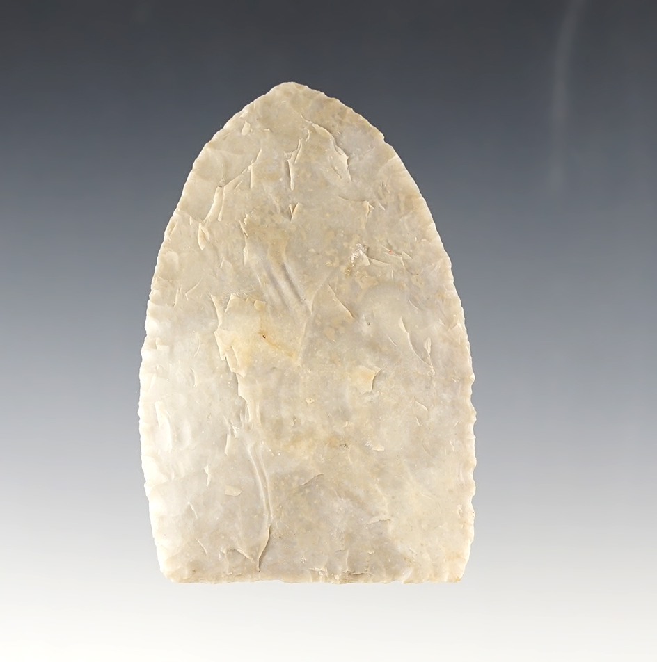 Ex. Museum! 3 1/8" Mescal Knife with excellent flaking and style. Found in Central Texas. 