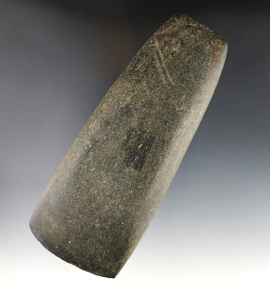 6 7/8" Hardstone Celt found in Cayuga Co., New York.