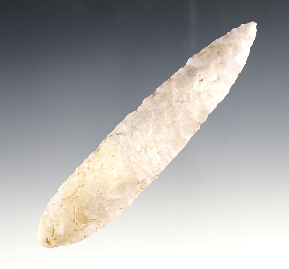 4 5/8" Lanceolate Knife in nice condition with anciently ground lower edges and base - Colorado.