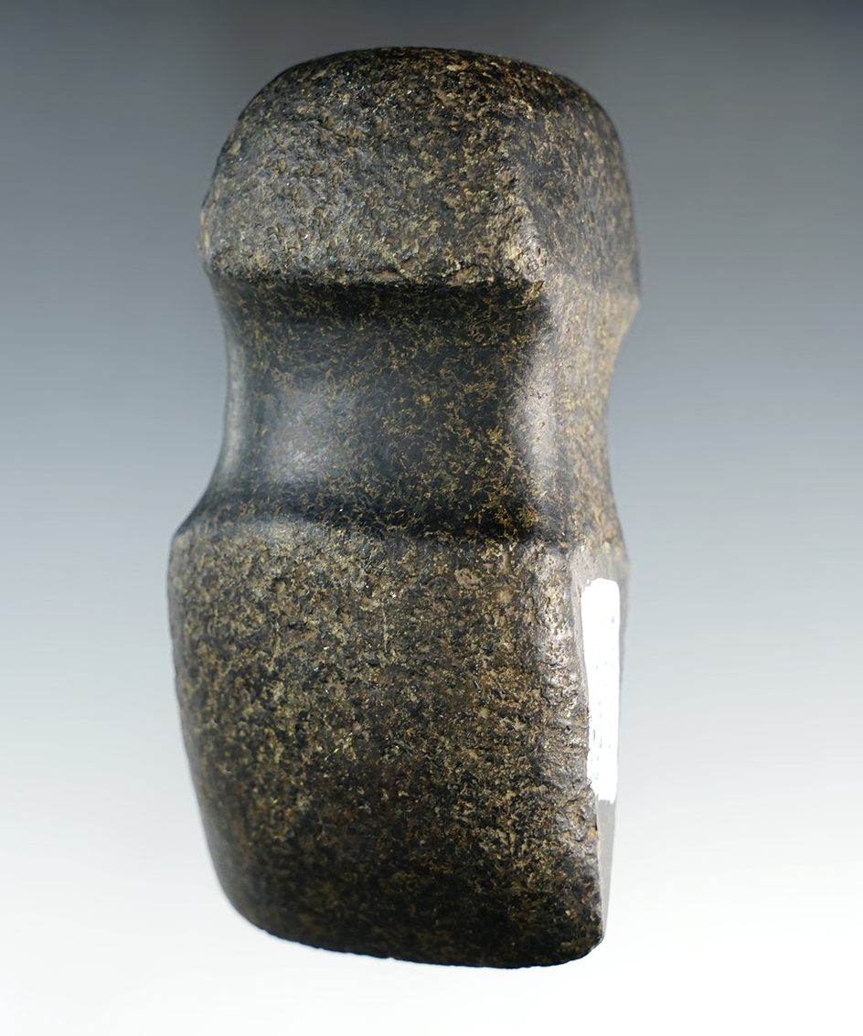 Exceptional 4 3/16" Long 3/4 Grooved Axe found in St. Joseph Co., Indiana.