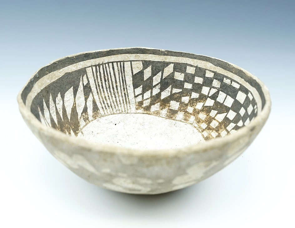 6 1/2" wide by 2 1/2" tall Solid Southwestern Pottery Bowl. Found in New Mexico.