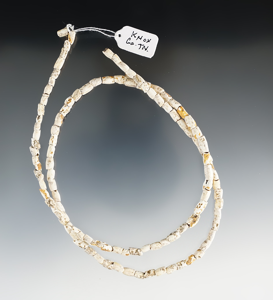 Nice 23" Shell Necklace found in Knox Co., Tennessee.