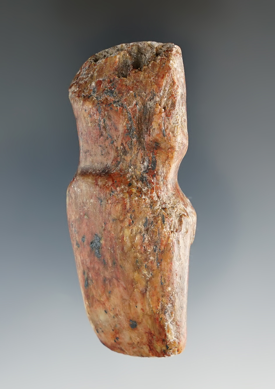 Rare miniature 2 7/8" tall Pecos Axe made from exotic material, New Mexico.