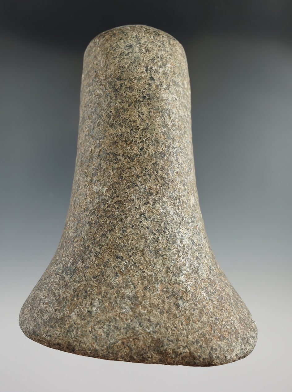 5 5/8" Bell Pestle with a nice nutting divot on base found in Indiana.