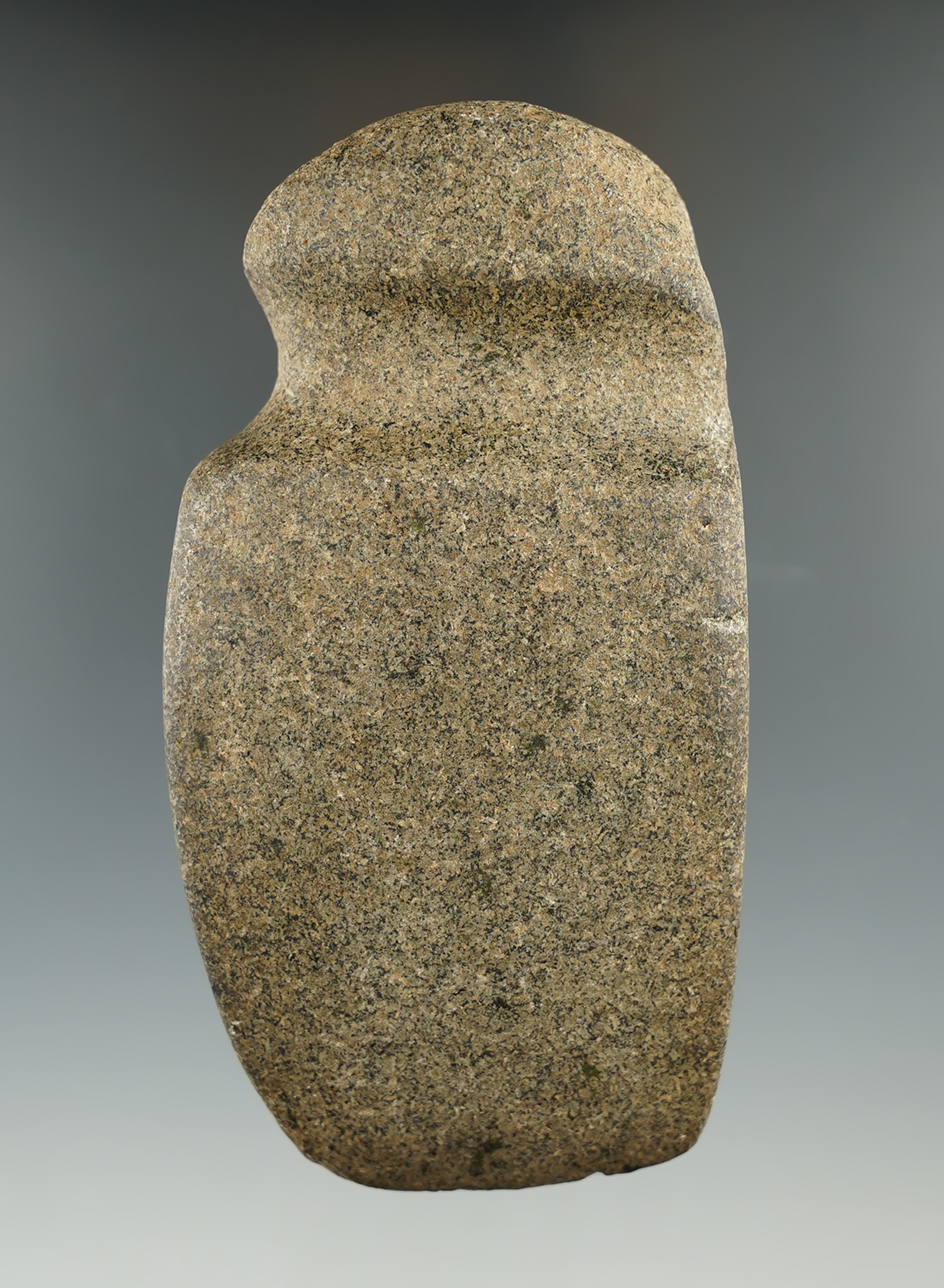 Well styled 4 1/2" 3/4 grooved Axe found in Jersey Co., Illinois in 1965.