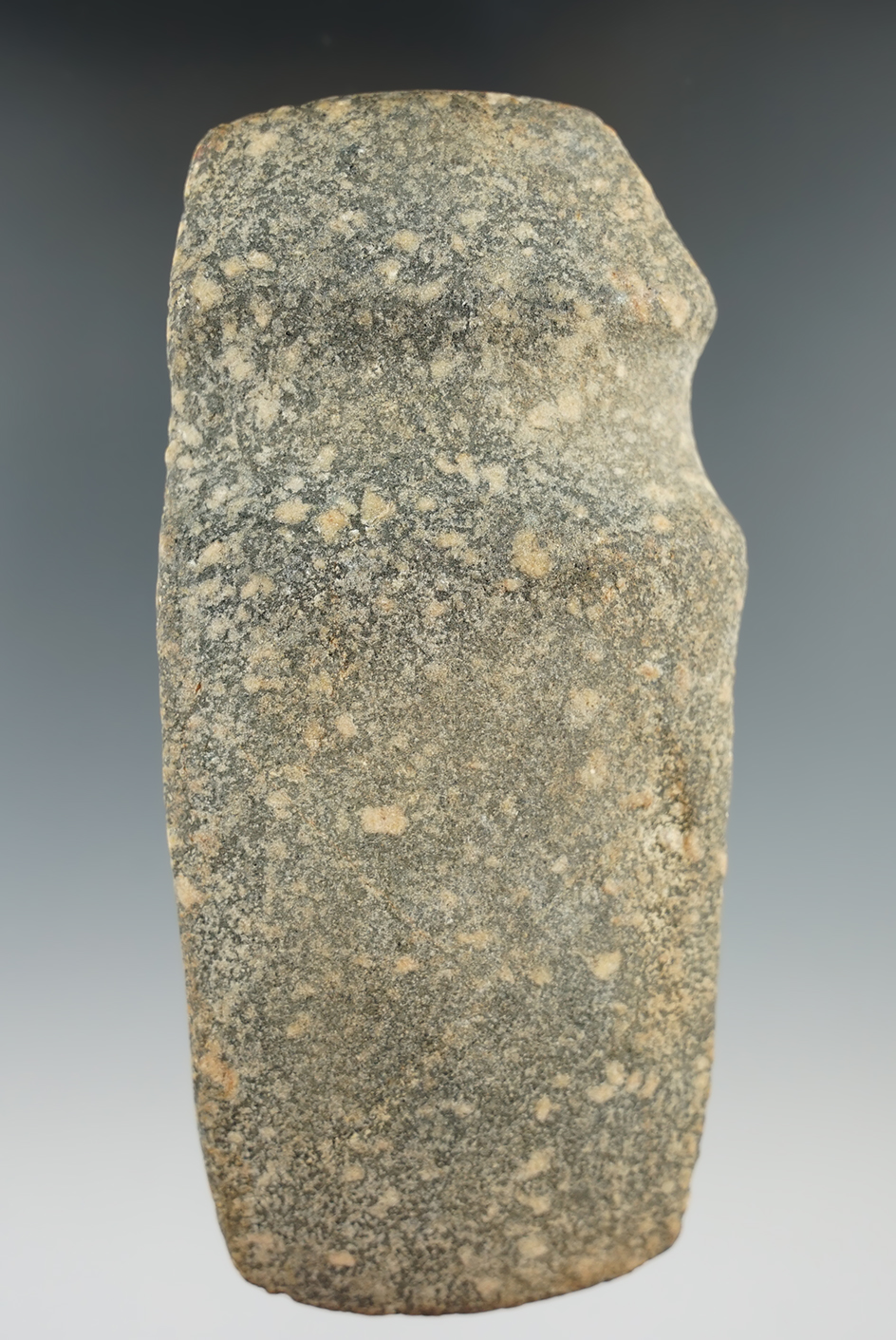 Well styled 5" long 3/4 grooved porphyritic hardstone Axe found in Humboldt Co., Tennessee.