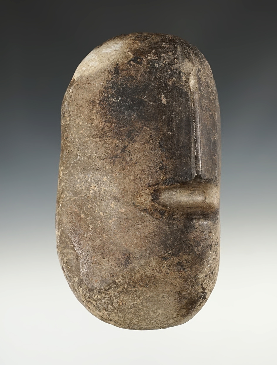 Large 5 1/2" Stone Arrow Shaft Polisher found in Arizona.