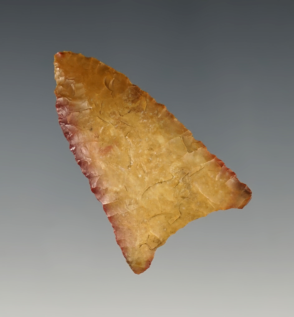 1 15/16" Mule Ear Knife made from beautiful Jasper. Found in Benton Co., Washington.