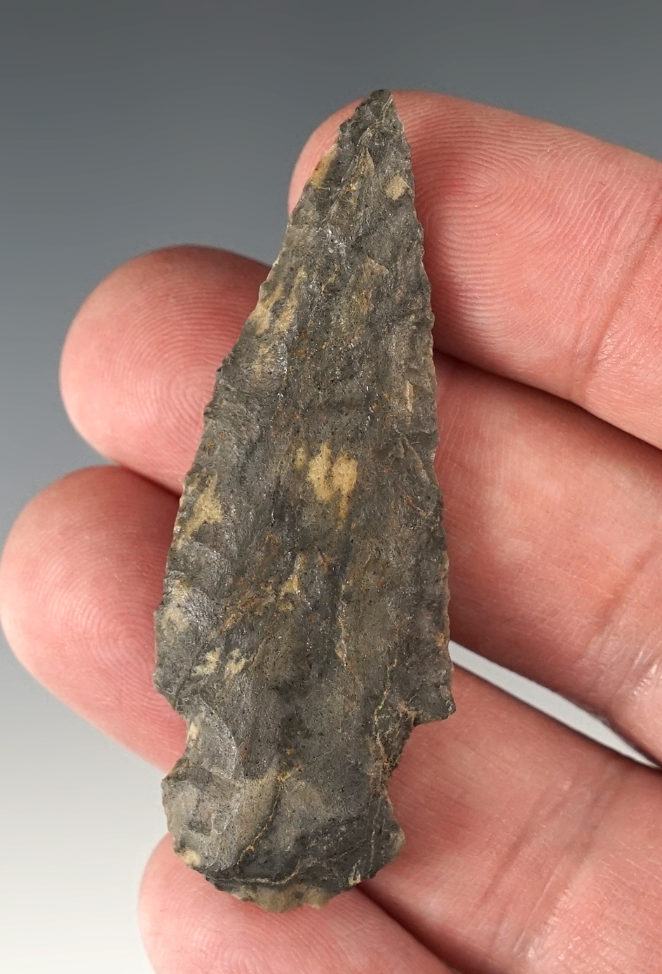 2 3/8" Side Notched Knife found in New Mexico.