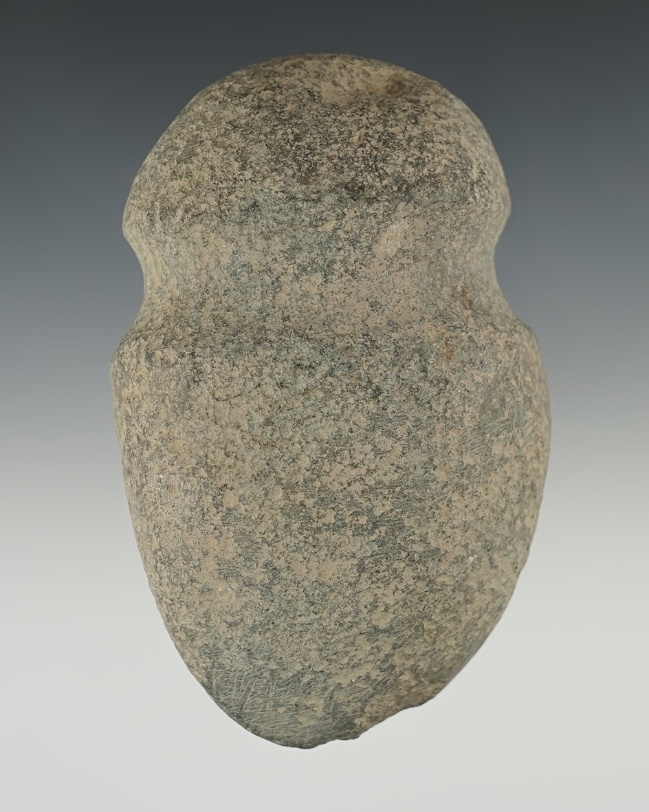 Nice 4 1/4" Full Grooved Axe found in Ohio.