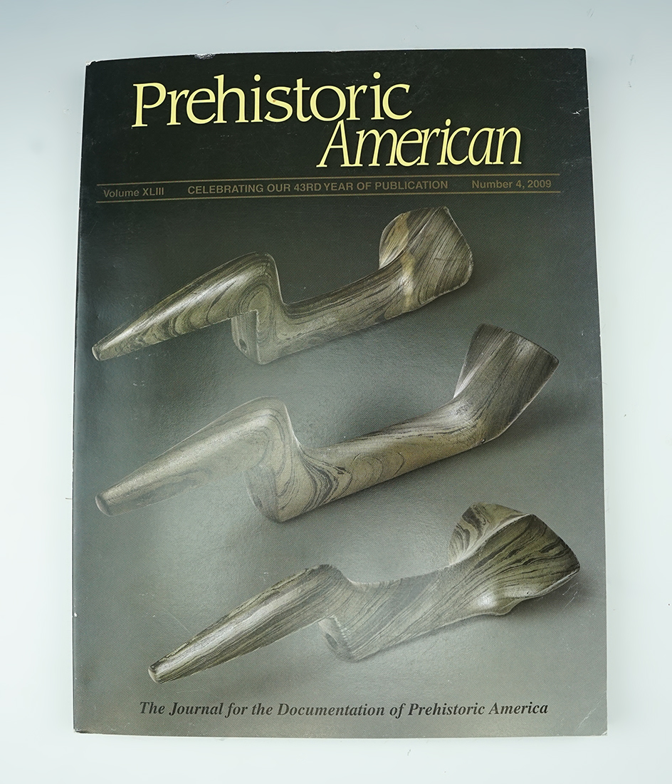 Softcover book in Excellent condition. "Prehistoric American " Volume XLIII -  # 4, 2009.