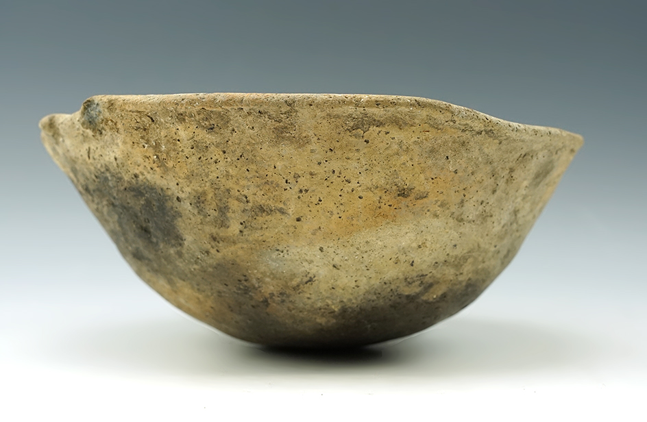 6 5/8" Mississippian Pottery Bowl found in Arkansas.