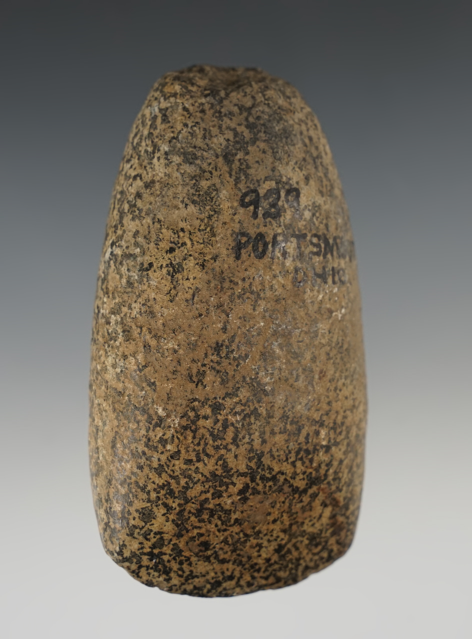 3 3/4" Hardstone Celt - Portsmouth, Ohio. The bit is in good condition with nice polish.