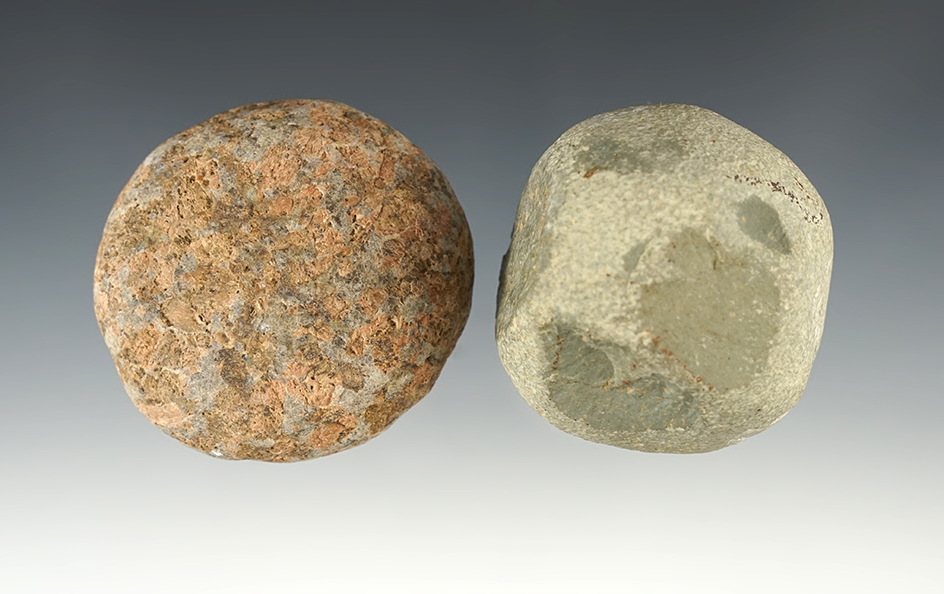 Pair of stone tools found in Randolph Co., North Carolina. The largest is 2 1/4".