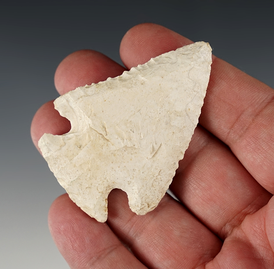 Nice 2 7/16" Kirk Corner Notch found in Albany, Georgia.