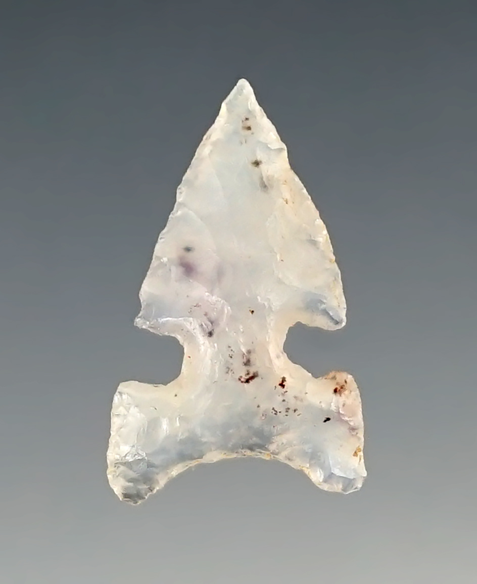Excellent Style on this 15/16" Side Notch made from highly translucent Agate. New Mexico.