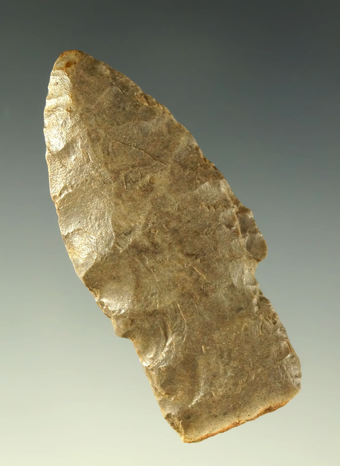 2 3/8" Cody complex Scottsbluff point found in Kansas.