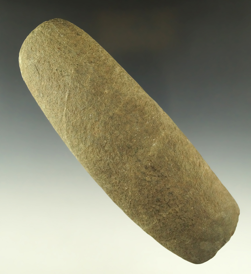 6" Celt made from greenstone that is well patinated. Michigan, from the collection of Phil Wagle.