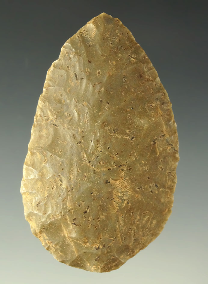 2 5/16" well made woodland Cache Blade foundnear the Tennessee River, Morgan County AL.