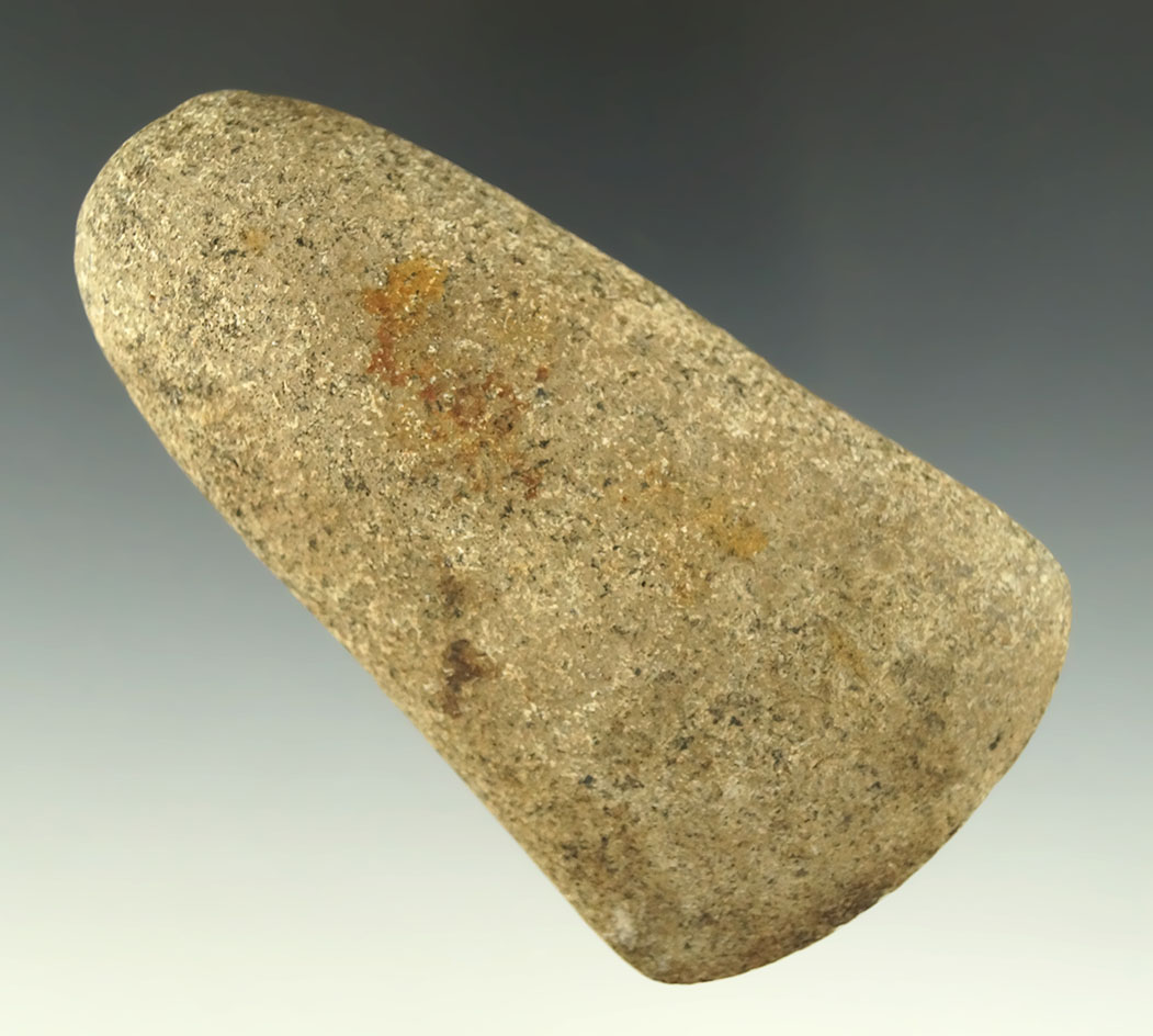 3 3/4" Hardstone Celt in excellent condition. Found in Michigan, collection of Phil Wagle.