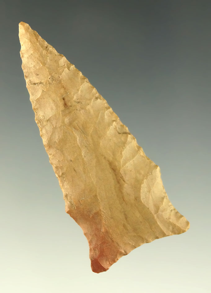 2 5/16" Harpeth River made from attractive Buffalo River chert found in Tennessee.