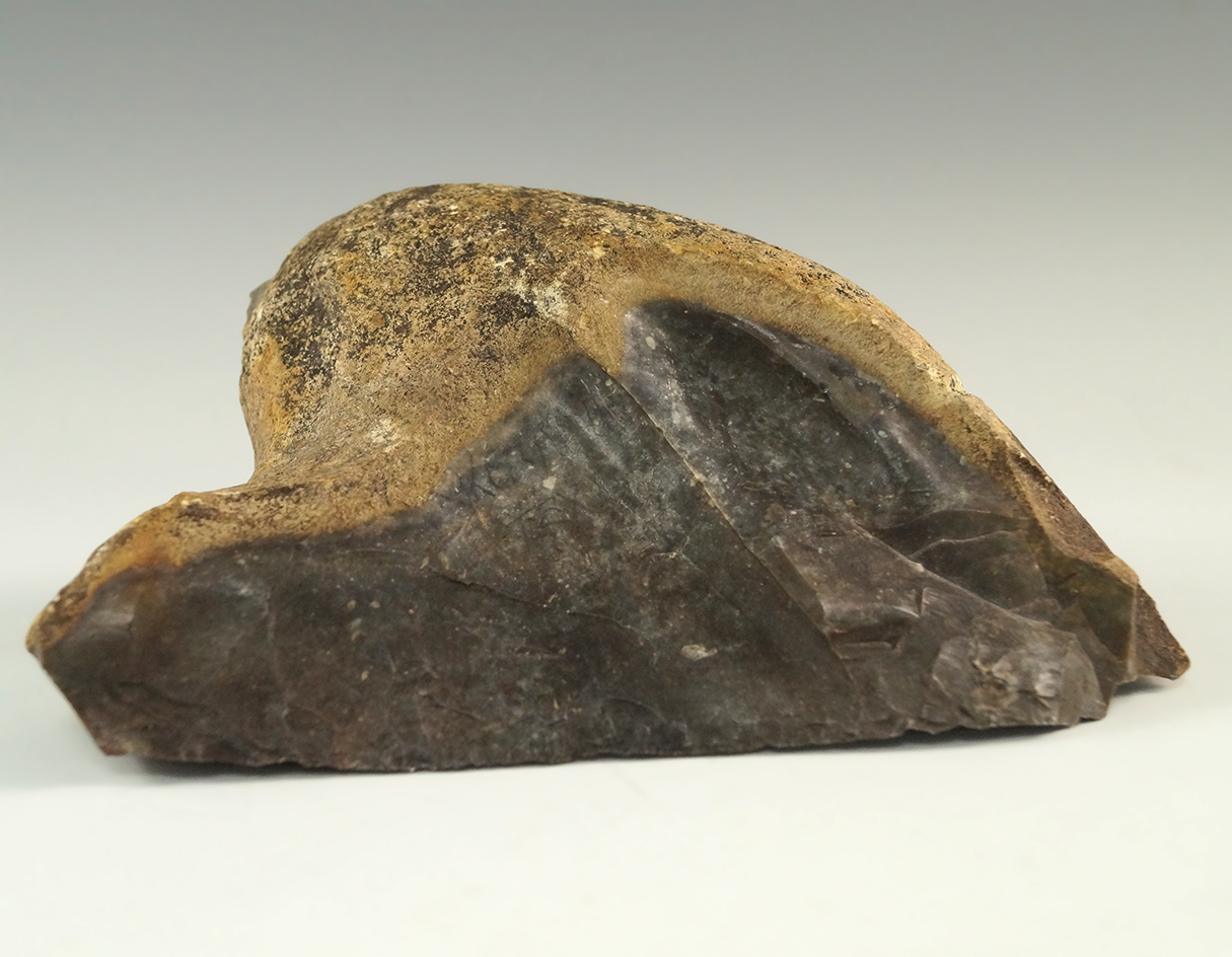 5 1/4" Flint Chopper found on a Kerrville site in Texas.