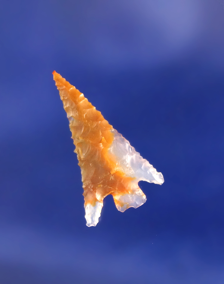 15/16" exceptional Columbia Plateau Split Stem made from beautiful multicolored agate- Washington.