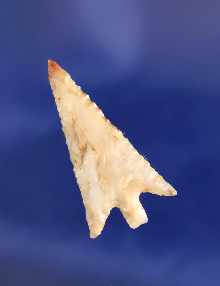 Exceptional flaking on this 1 1/4" Wallula Gap Rectangular Stem found near the Columbia River, WA.